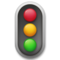 Vertical Traffic Light emoji on LG